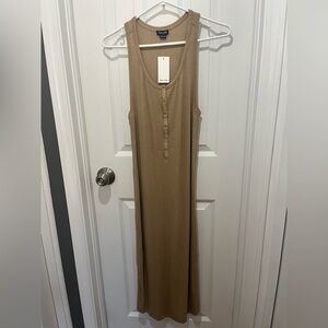 SPLENDID RIBBED MIDI DRESS MEDIUM